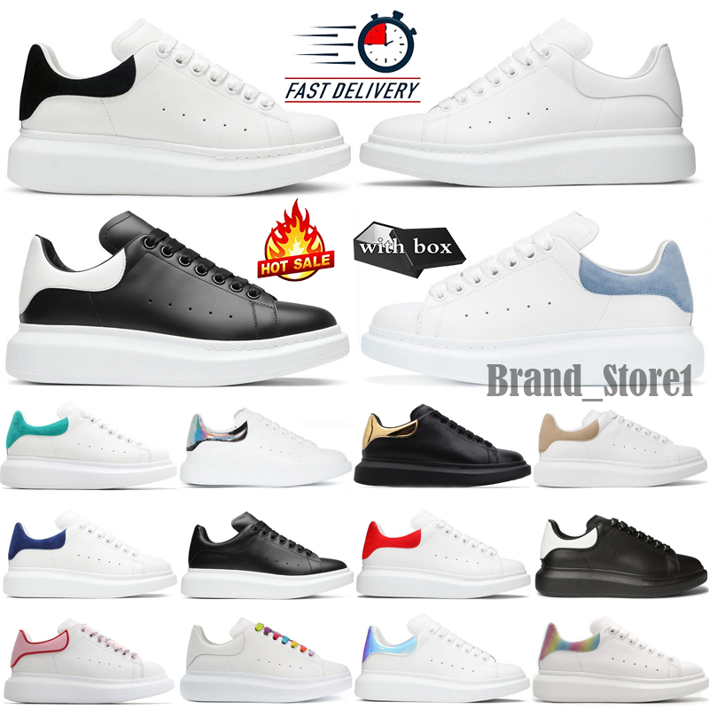 Designer Mens Womens Casual Mens Leather Platform Sneakers Suede Velvet Flats Lace Up Chaussur De Espadrill Chaussures Sports Trainers Dress Shoes with box