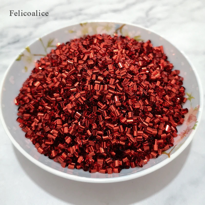 500g 2*3mm Bingsu Beads Colorful Plastic Cylindrical Charms Fashion Beads For DIY Ornament Jewelry Making Accessories 240220