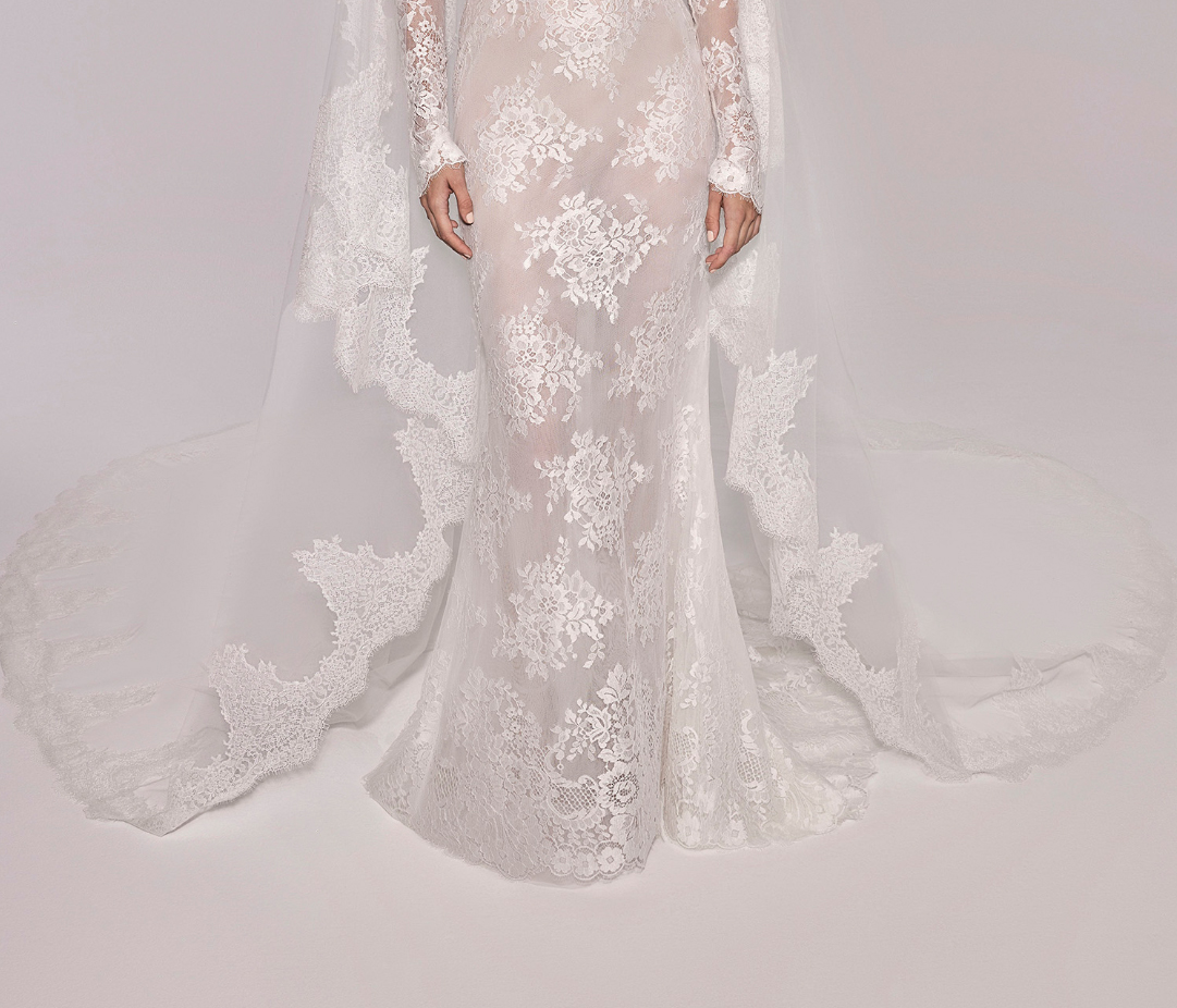 Sweetheart Neck Sexy Mermaid Applique Lace Long Sleeved Wedding Dresses Train Bridal Gowns Custom Robe De Mariee Zuhair Murd 6660306