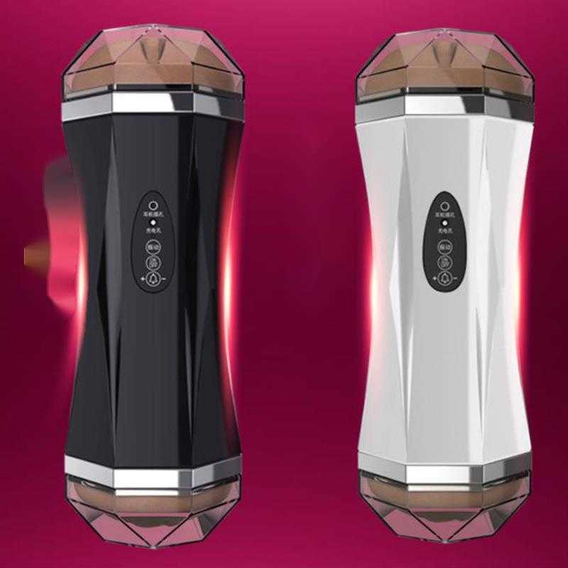 Nxy Masturbators Luba Double Acupoint Aircraft Cup Electric Fully Automatic Male Masturbation Device Penile Training Adult Sexual Products