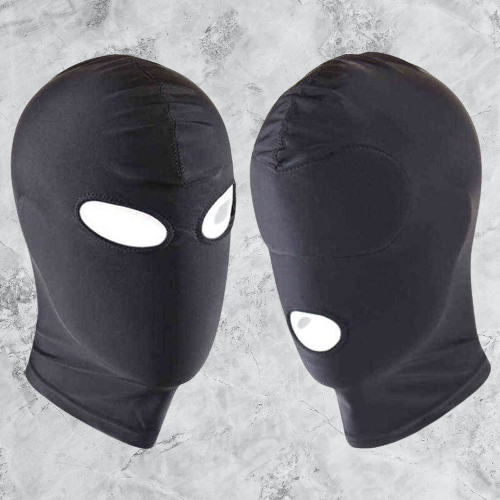 New Arrival 123 Hole Men Women Adult Spandex Balaclava Open Mouth Face Eye Head Mask Costume Slave Game Role Play