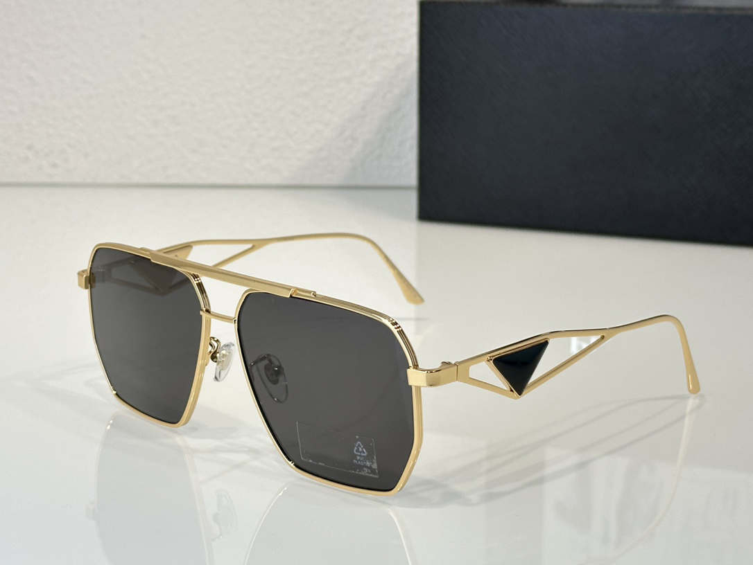 Sunglasses Men Women Retro SPR For 55 Eyewear Fashion Designers Travel Beach Style Goggles Anti-Ultraviolet Square Classic Metal CR39 Frame Board Full Random