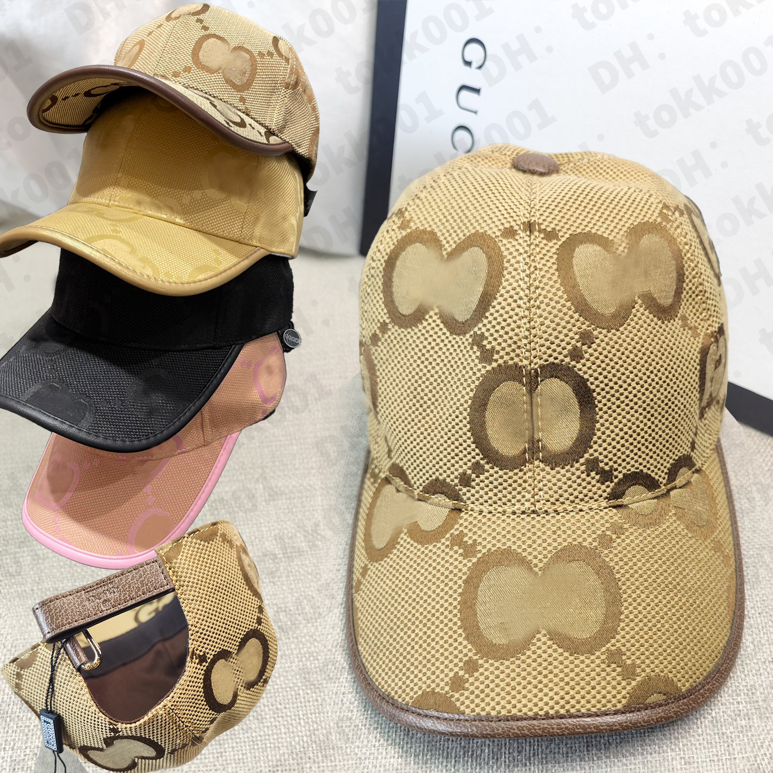 designer hat G g jumbo canvas baseball hats Street Fashion Sports Caps Summer casual sunshade Adjustable cap for Men Women