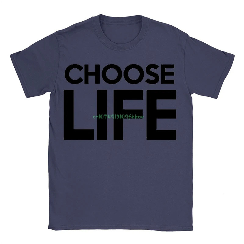 Choose Life Unisex T-shirt Wham Retro Fancy Dress Fashion Loose Men Women Letter Print Tops Summer Plain White Cotton Tees 240229