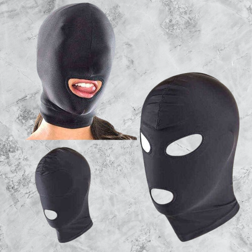 New Arrival 123 Hole Men Women Adult Spandex Balaclava Open Mouth Face Eye Head Mask Costume Slave Game Role Play
