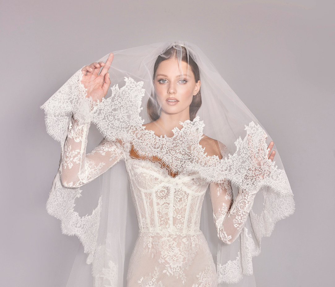 Sweetheart Neck Sexy Mermaid Applique Lace Long Sleeved Wedding Dresses Train Bridal Gowns Custom Robe De Mariee Zuhair Murd 6660306