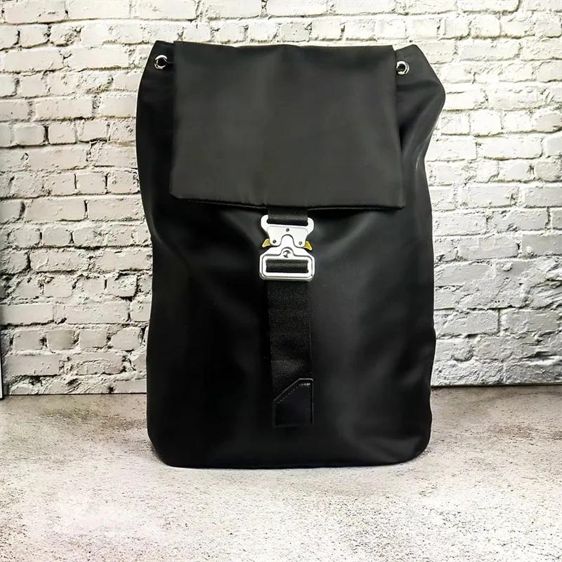 Backpack Black ALYX Buckle Crossbody Bag Men Women Adjustable Shoulders 1017 9SM Backpacks