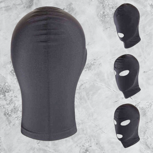 New Arrival 123 Hole Men Women Adult Spandex Balaclava Open Mouth Face Eye Head Mask Costume Slave Game Role Play