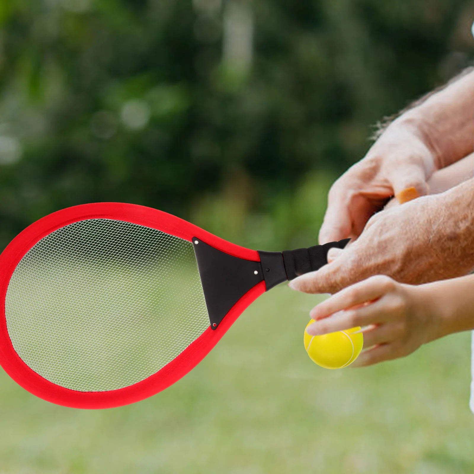 1 Set of Badminton Tennis Racket Kit Kids Training Toys Children Outdoor Playthings 240223