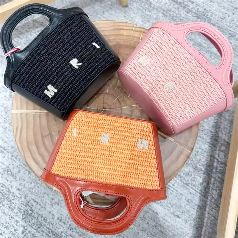 10a Designer bags mini Straw Basket weave Shoulder Bags Luxury handbag vacation summer Raffias rattan bag Womens Cross Body Totes mens lady Clutch travel Beach bag