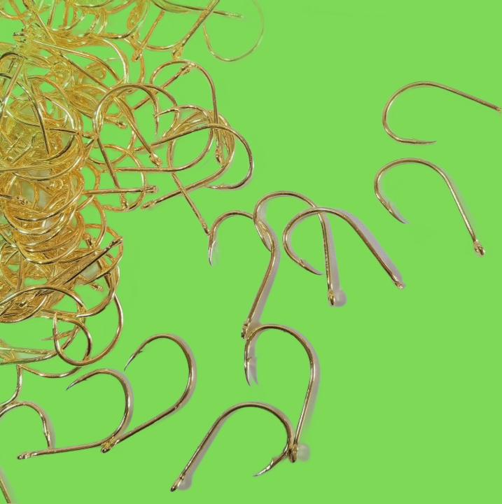 Fishing Hooks 1000pcs Circle Fish Hook Barb Set of High Carbon Steel Barbed Eyed Accessories Sea Feeder for Fishery Carp Tackle 22