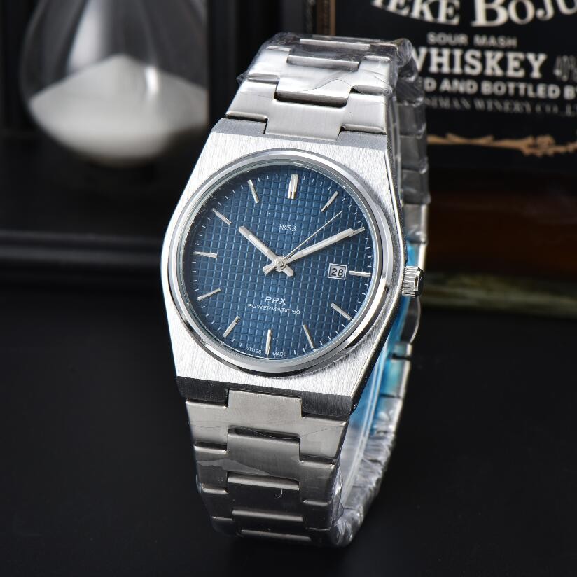 Fashion Brand WristWatches Men lady golden watches powermatic 80 quartz Movement Watch Luxury modern 1853Tissity 1853 PRX watches Montres Casual bracelet