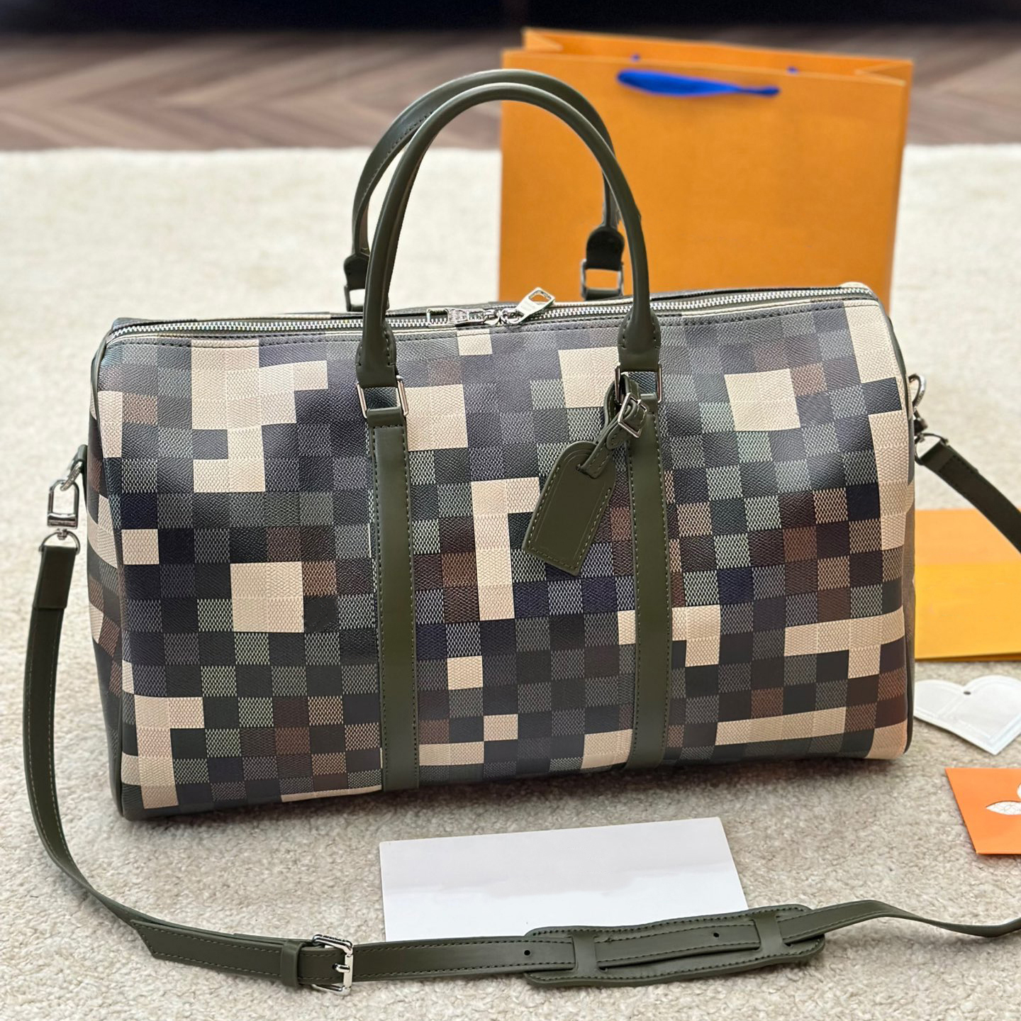 Top Luxury Handbag Designer Limited Edition Keepall Travel Bag Airport Bag Men's Handbag Crossbody Bag Shoulder Bag High-end Outdoor Travel Bag Storage Bag 45CM