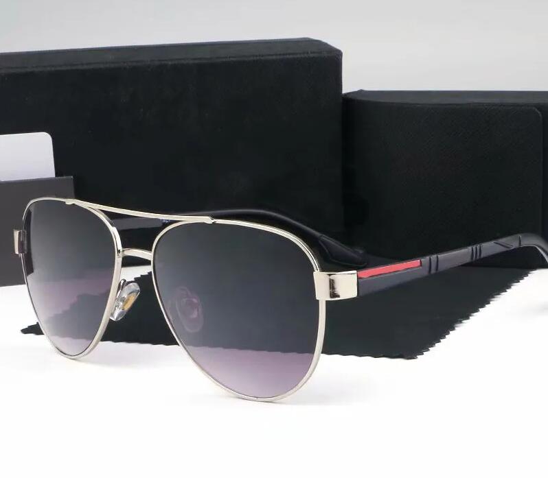 Luxurys Designer Polarized Sunglasses Men bens Women Pilot Sunglasses UV400 Eyewear sun Glasses Frame Polaroid Lens With box wholesale 16 color