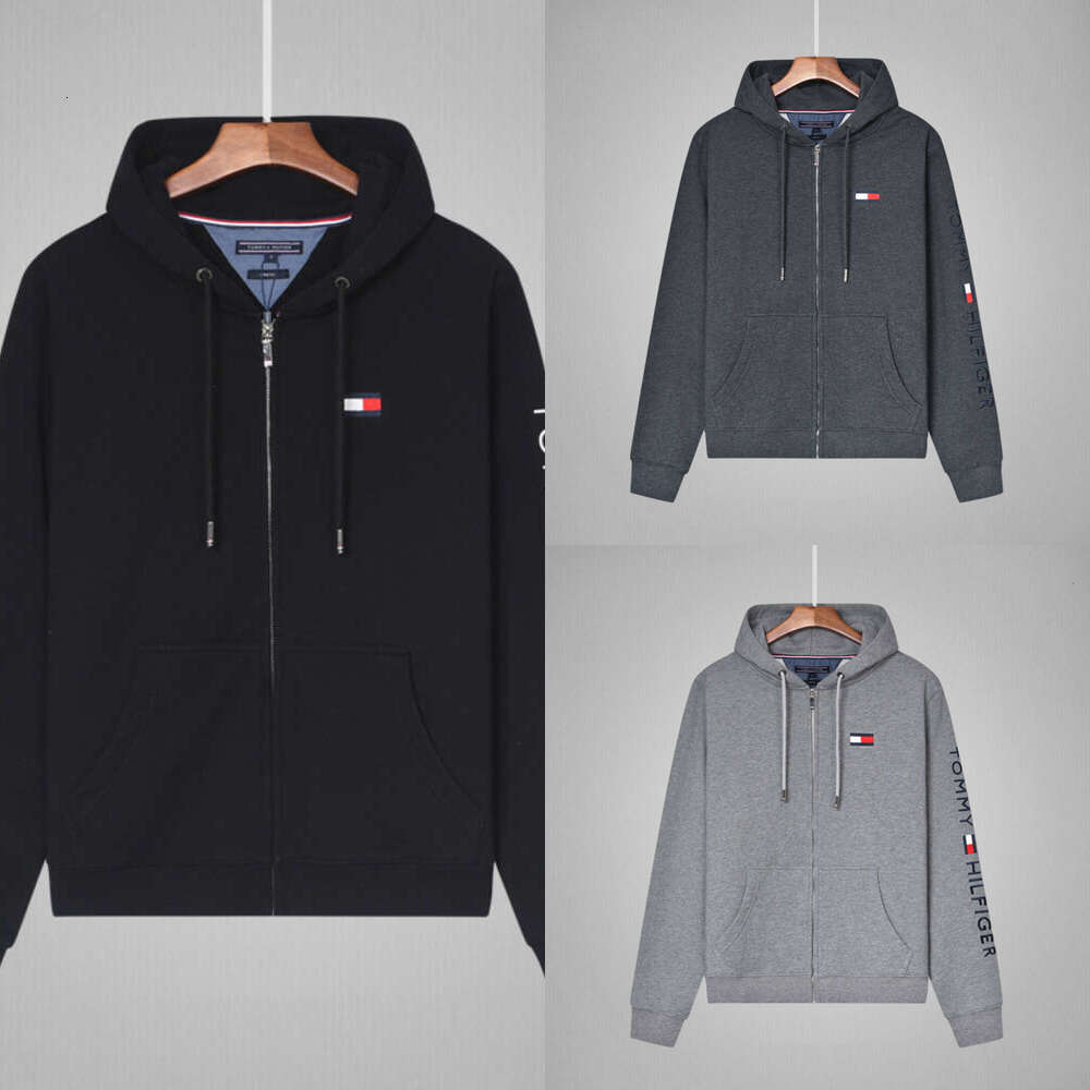 HILFIGER Designer tommy Brand Mens polo Hoodies and Sweatshirts casual with a hood sport jacket mens hoodies Hoodie Pullovers Women Casual