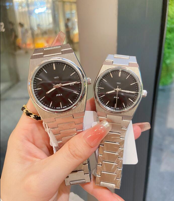 NEW Brand PRX Tissoity WristWatches Men Women Watches Three needles Quartz Watch classics 1853 Luxury wrist-watch Steel Strap designer watches bracelet