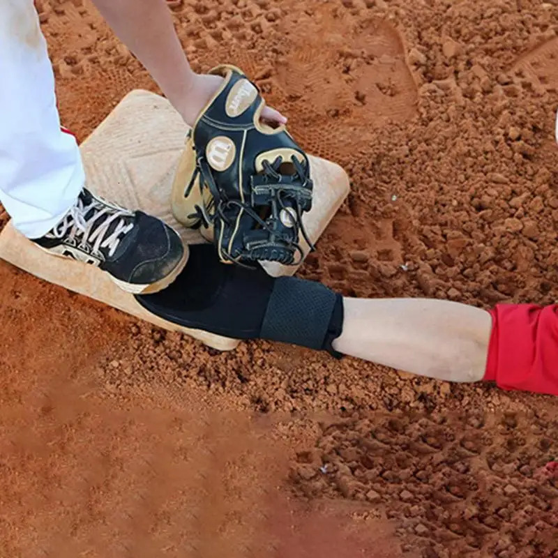 Baseball Sliding Mitt Youth Catchers Gloves Universal Training Gloves With Elastic Compression Strap Breathable Palm Protection 240222