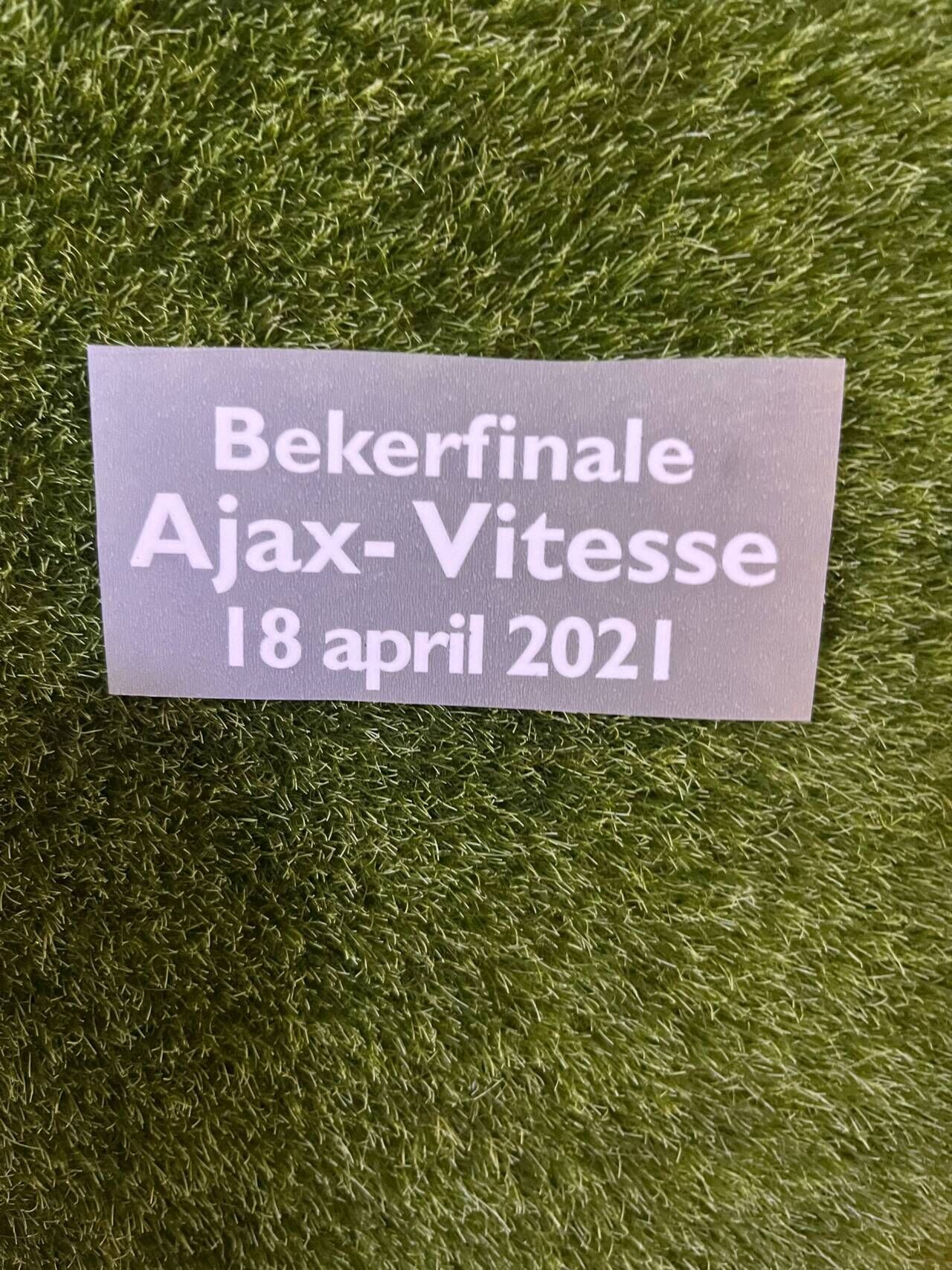 2021 Bekerfinale Patch And Final Match Details Respect Badge