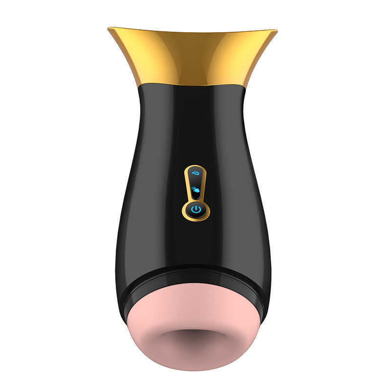 NXY Masturbators Cool Rice Mermaid Sucking Aircraft Cup Vacuum Allows Vibration Adult Masturbation Male Interactive Pronunciation