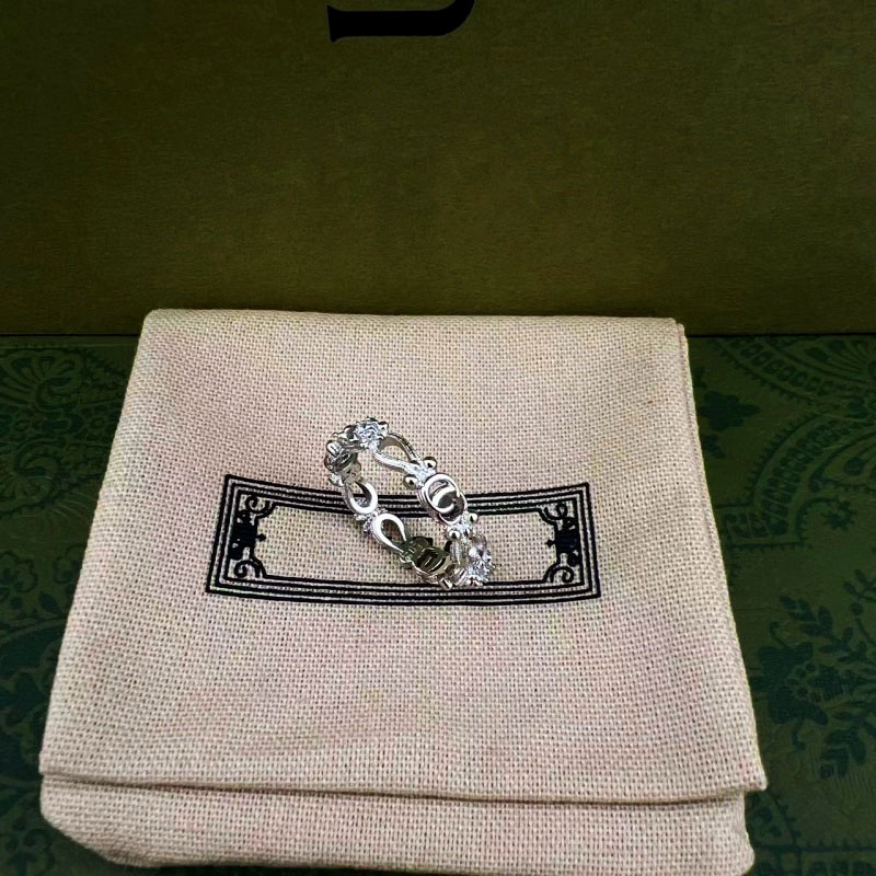 Ring women designer ring jewelrys gift luxurys Diamond Silver rings Designer couple jewelry gifts Simple personalized style Party Birthday Gifts good