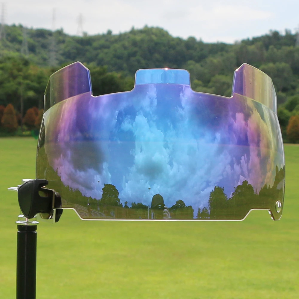 Factory Sale America Football Visors with clips Eye Shield Visor for Youth and Adult Rugby Helmet Universal Fit 240223