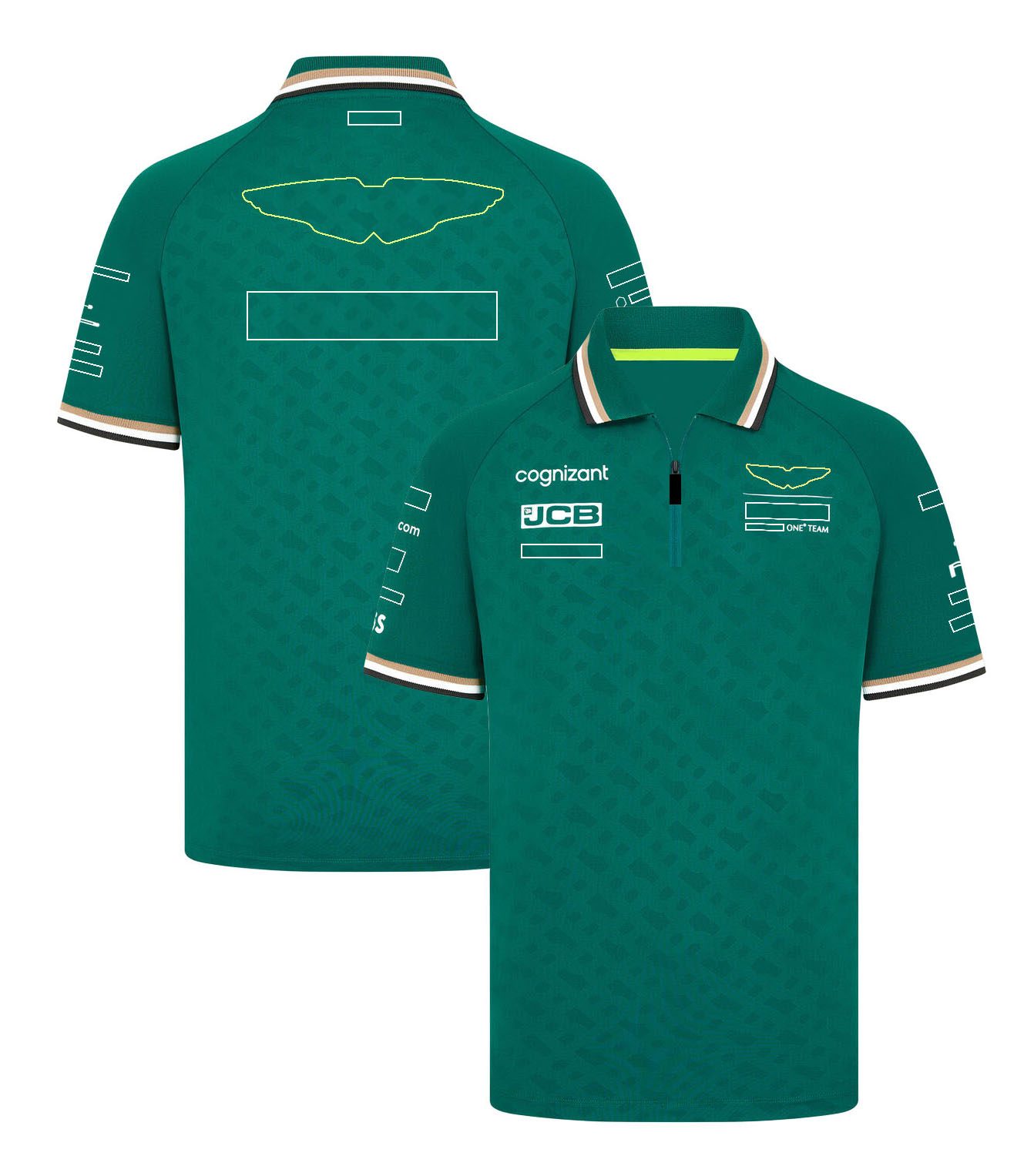 F1 2024 Official Team Driver Formula 1 Racing Polo Shirt Short Sleeve Same Fans Summer Fashion Green Jersey T-shirt Custom free shipping