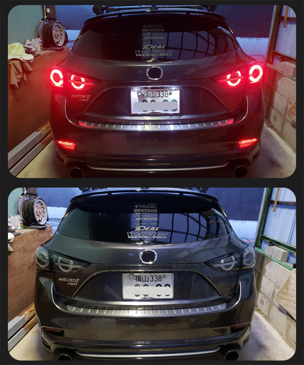 For Mazda 3 Axela Hatchback 2014-20 19 BMLFS BMEFS LED Tail Light Brake Lamp Driving Light Turn Signal Assembly