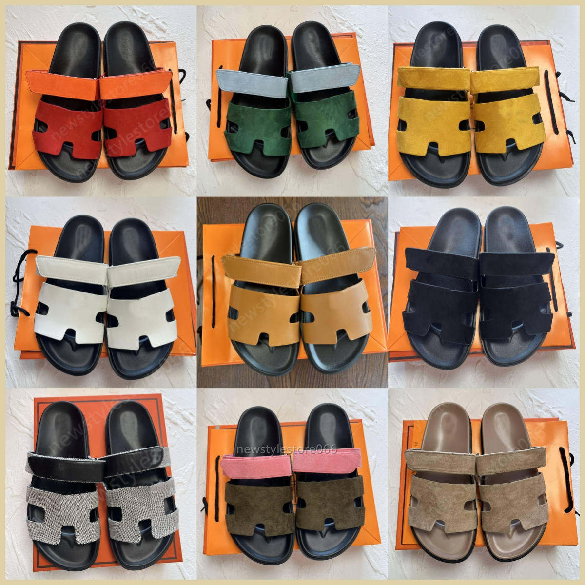 Designer sandals platform chypre slides women men Platform slippers shoes bottom fur flip flops summer casual beach slip on sandal real leather top quality