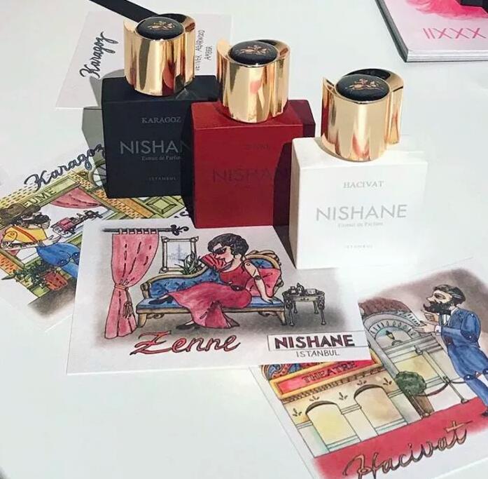 100Ml Nishane Perfume Hacivat Wulonha Ani EGE Hundred Silent Ways Fragrance Man Women Extrait De Parfum Long Lasting Smell Brand Neutral Cologne Spray