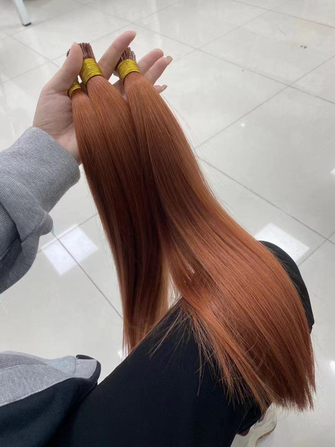 2024 New Arrival top quality silk straight wave 100 human hair bulk without weft straight hair bulk for braiding virgin remy blonde color 613 400gr lo