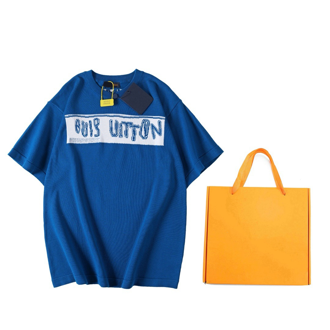 Men's Plus Tees & Polos letter knitted sweater in autumn / winter knitting machine e Custom detail crew neck cotton r222w