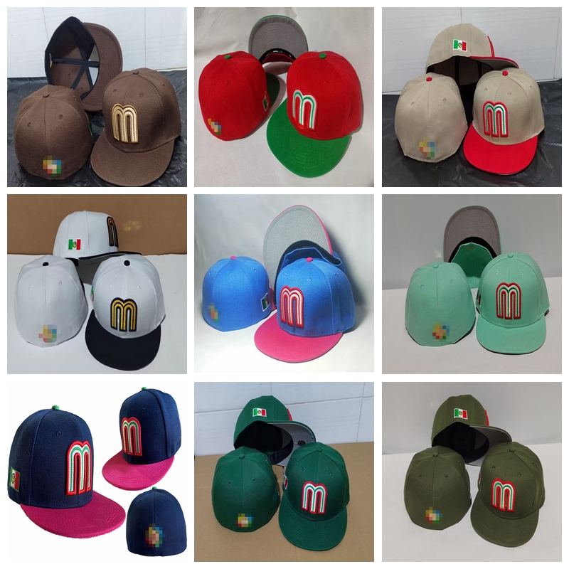 Fashion Mexico M letter Baseball caps summer style Gorra bone Men Brand women Unisex hiphop Full Closed Fitted Hats