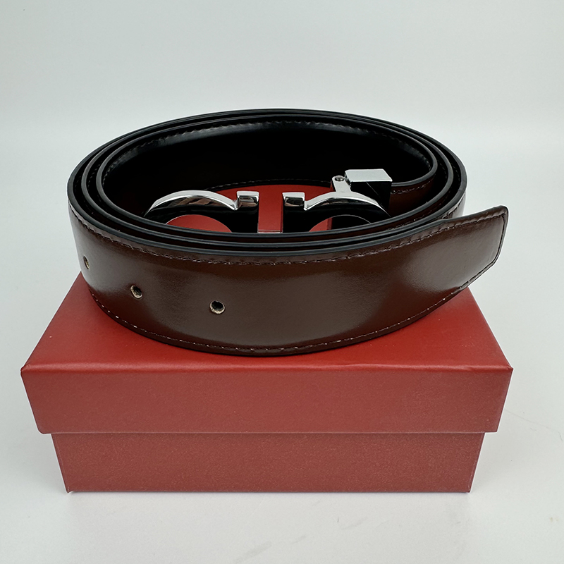 2025 Mens Designer man Smooth leather belt belts designer for men big buckle male chastity top fashion mens wholesale