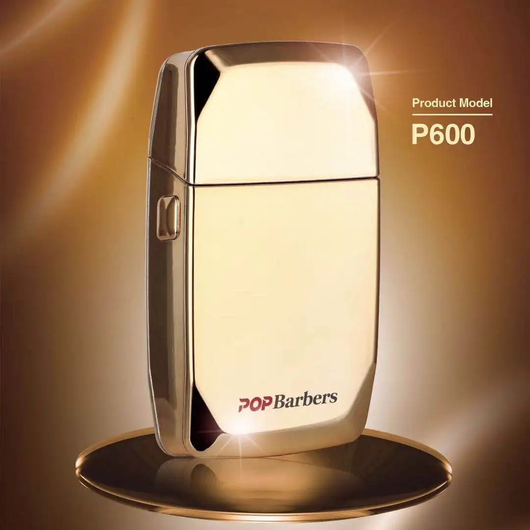 Pop Barbers P600 Professional 9000RPM Oil Head Electric Hair Clippers Golden Oil Gradient Push Man Electric Shaver Hair Trimmer 240223