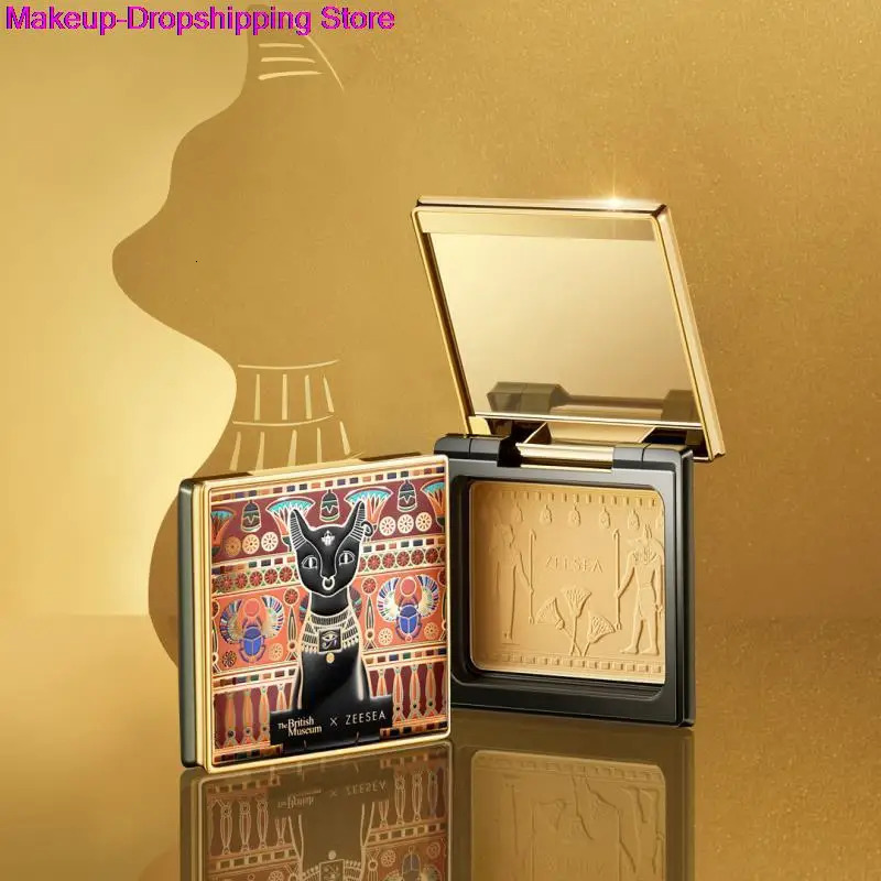 ZEESEA Egypt Pressed Powder Loose Powder Setting Powder Control Oil Lasting Waterproof Concealer 3 Colors Translucent Powder 240220