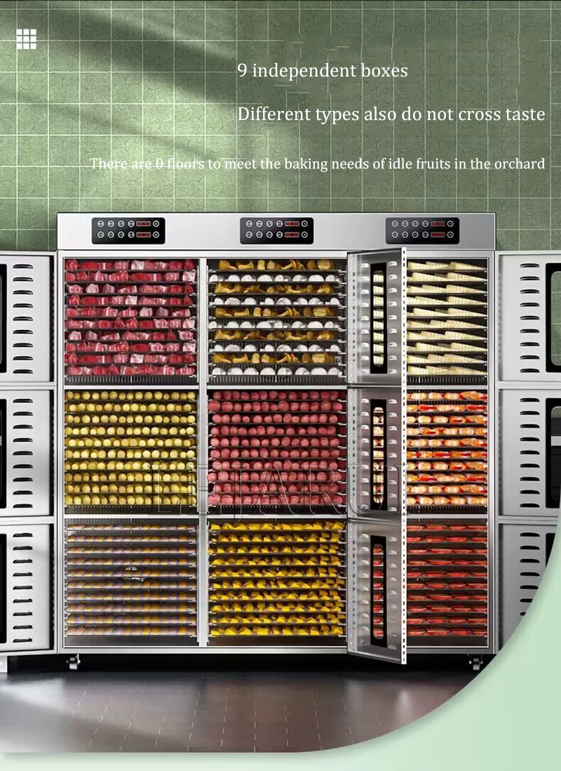 90 Layers Fruit Dryer Electric Meat Drying For Vegetables Food Dehydrator Drying For Vegetables And Fruit Drying Machine