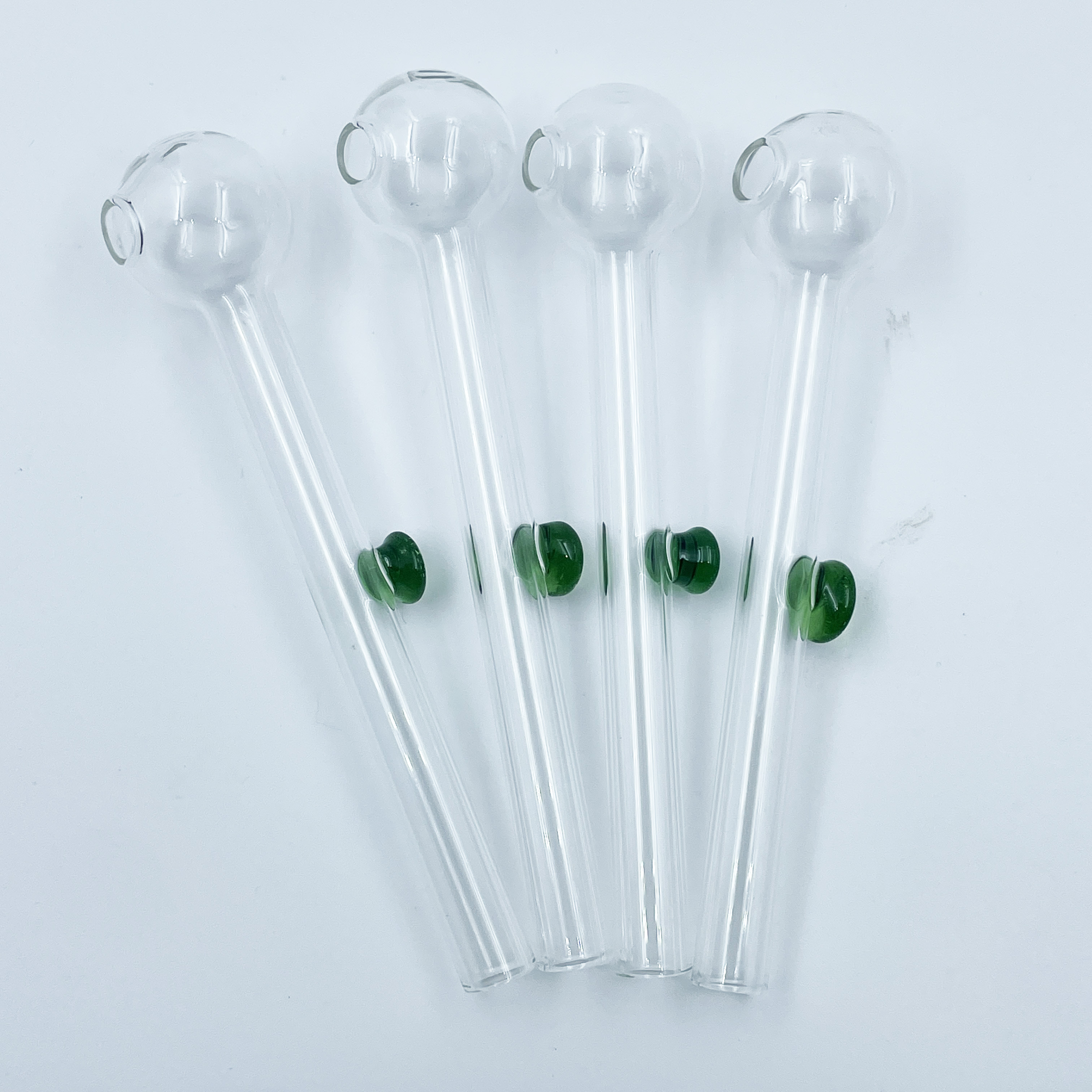 Fixed bracket Glass Oil burners tobacco hookahs Bong Water Pipes with different colored glass balancer for smoking