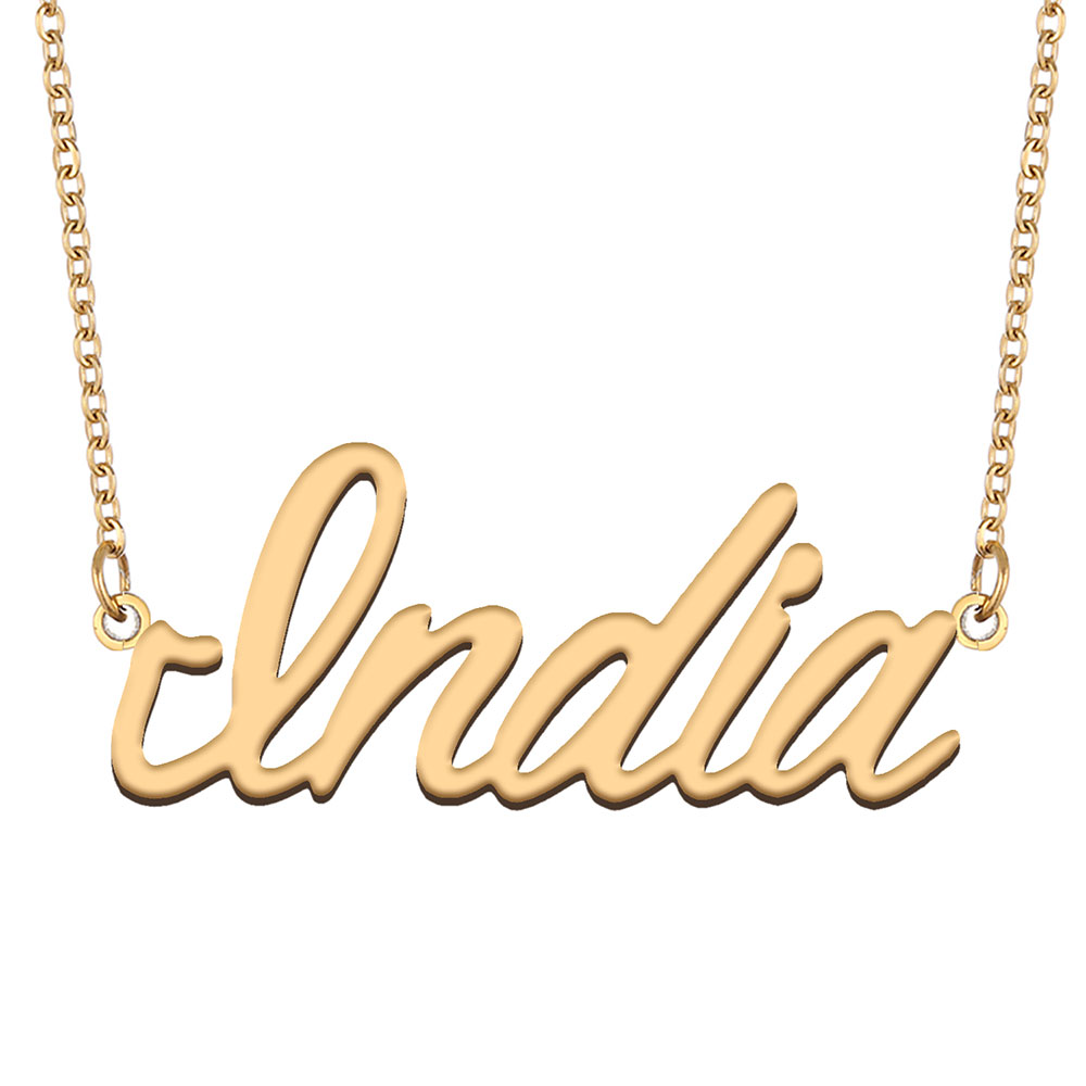 India Name Necklace… - image