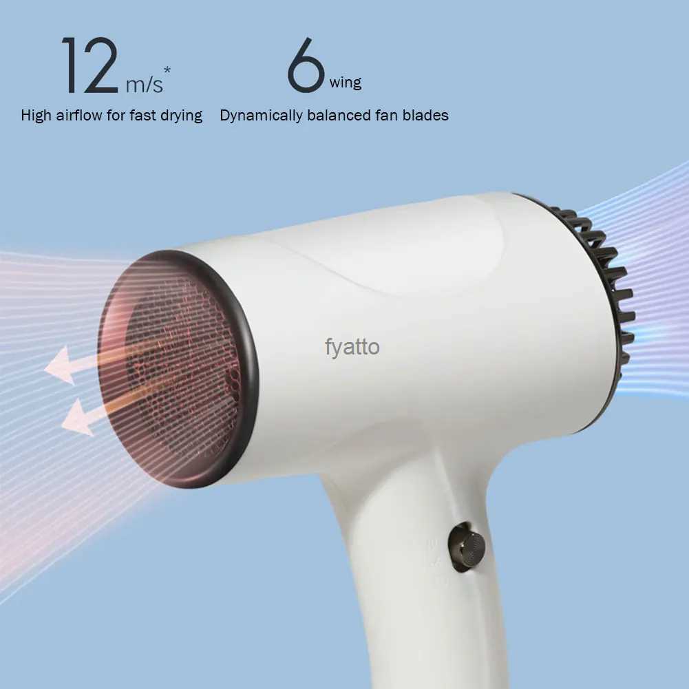 Other Appliances Hair Dryers Cordless Blow Dryer Portable Anion 2600mah 40/500W USB Rechargeable Powerful 2 Gears for Household Travel SalonH2435