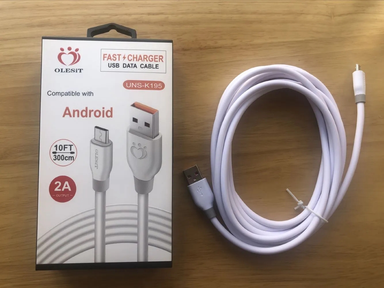 Olesit cables 1.5m 5ft 3M 10FT OD5.0 Bold Fast Charger Micro USB Data type-c Cable for Samsung Huawei with Retail Box