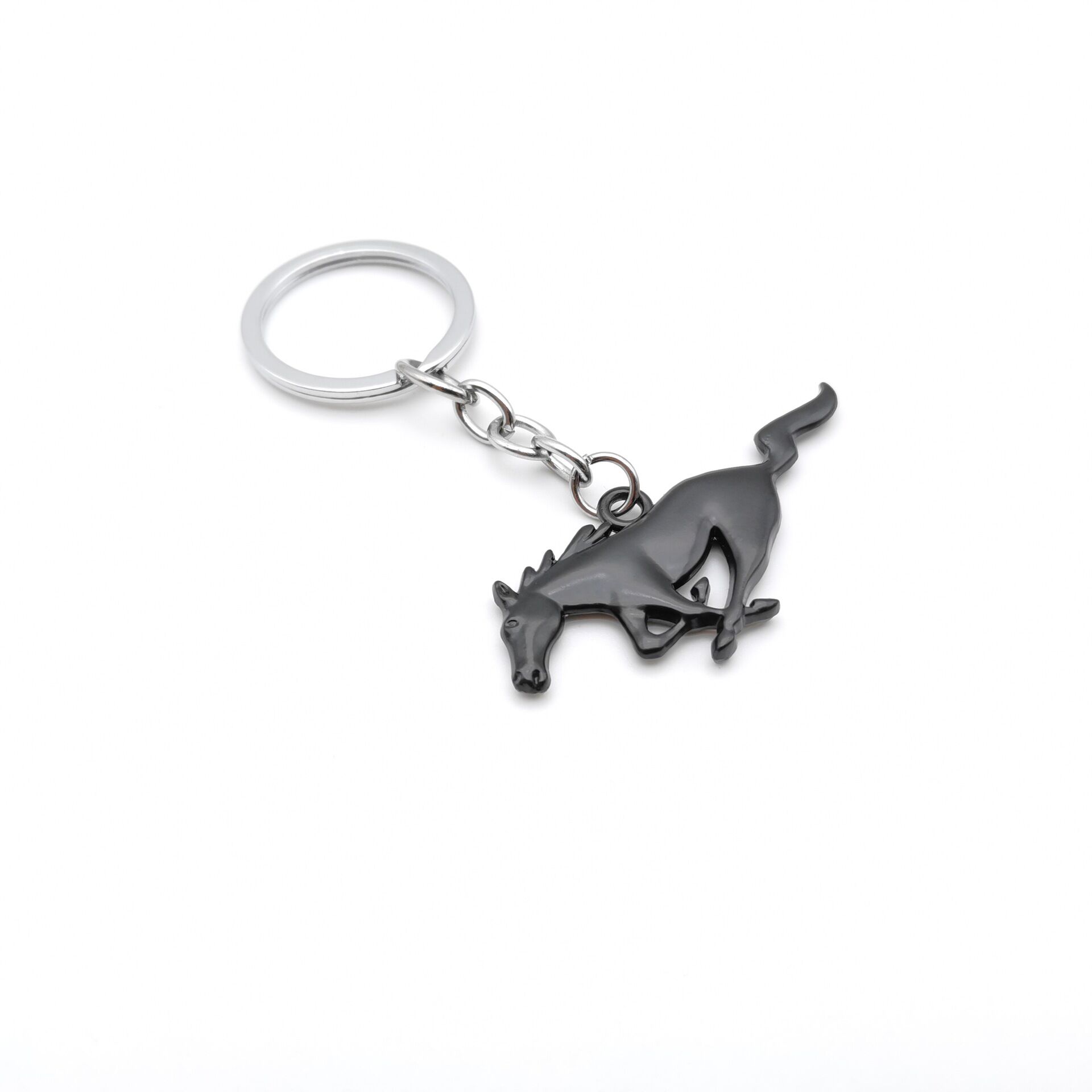 Auto Stickers 3D Metal Car Accessories Keyring Keychain Key Holder For Ford Mustang
