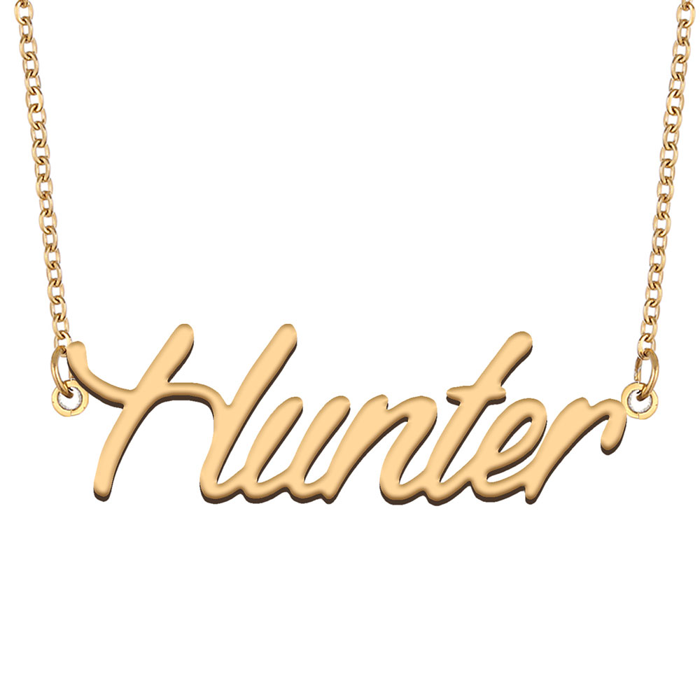Hunter Name Necklac… - image