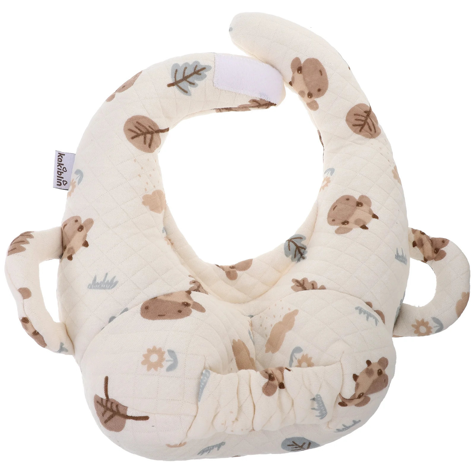 Baby Feeding Pillow Bottle Holder for born Portable Cartoon Pp Cotton Self Infant Milk 240228