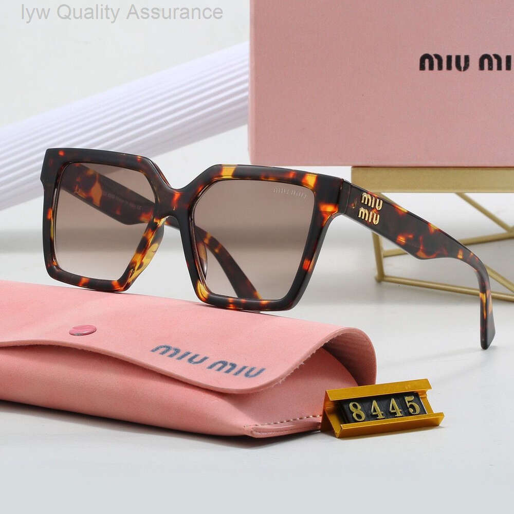 top designer sunglasses classic new instagram versatile fashionable square style slim and popular on the internet same miumius mius mius miumiue muimuu mui mui ZMDY