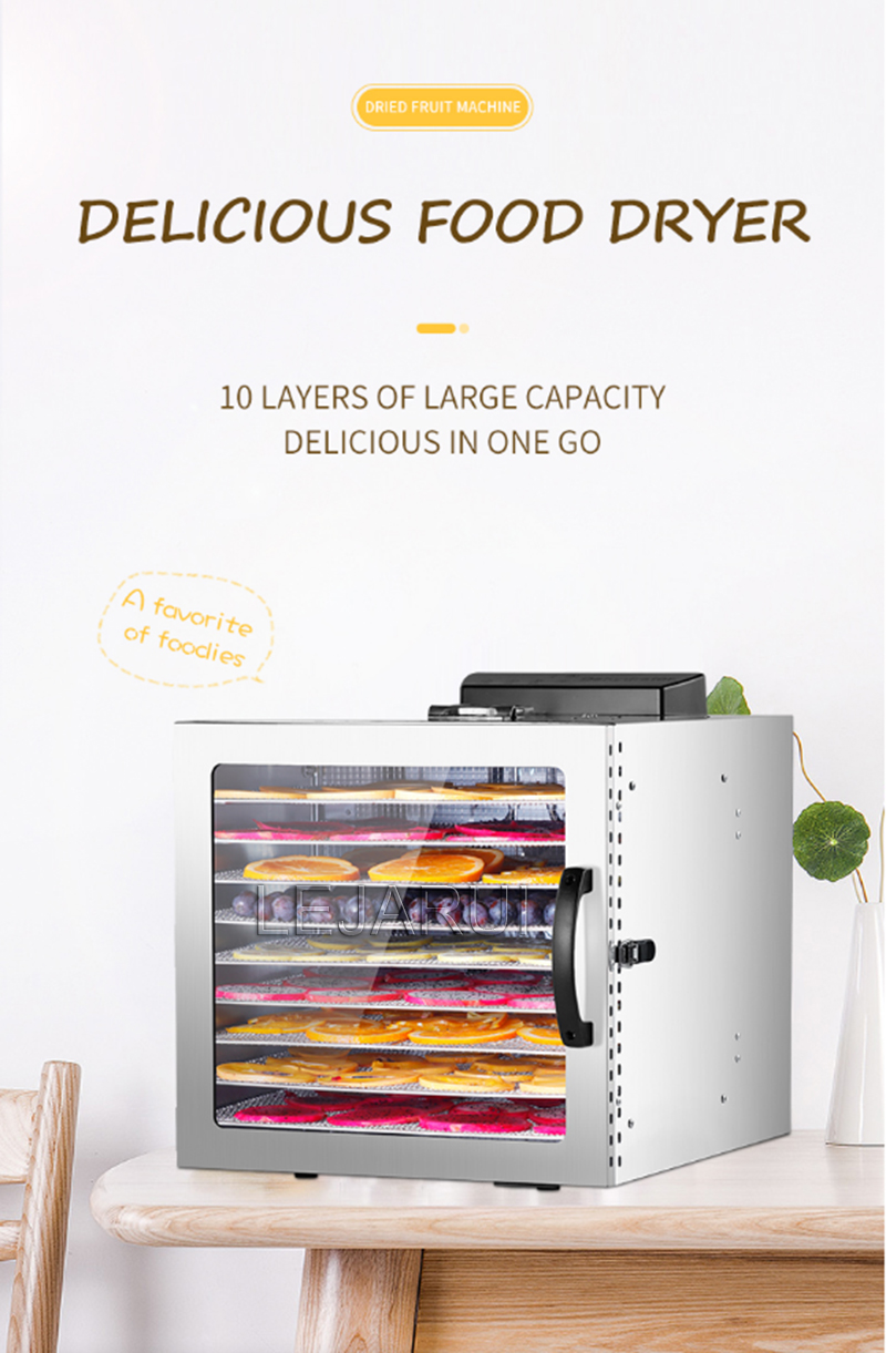 Dried Fruit Vegetables Herb Meat Machine Household Mini Food Dehydrator Pet Meat Dehydrated Snacks Electric Air Dryer