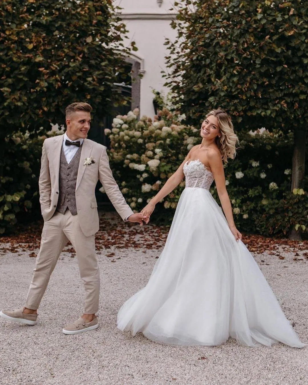 Bohemian Summer Wedding Dresses A E Sweetheart Lace Tulle Split Bridal Gowns Plus Size Robes De Mariage Bc
