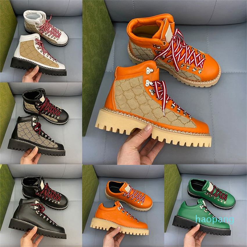 Designer Luxury Women Autumn Winter Ankle Boot Printing Multi Style Snow Boots Mens Hiking Fashion Leather Booties mens boots casual shoes