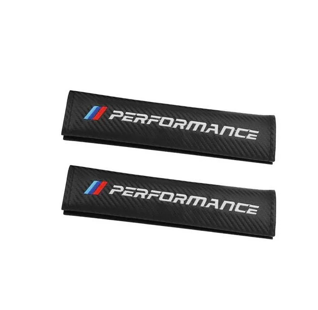 Performance Car Safety Belt Covers Embroidery for Bmw M Logo M2 M3 M4 M5 M6X 320i X1 X3 X4 X5 X6 Car Styling