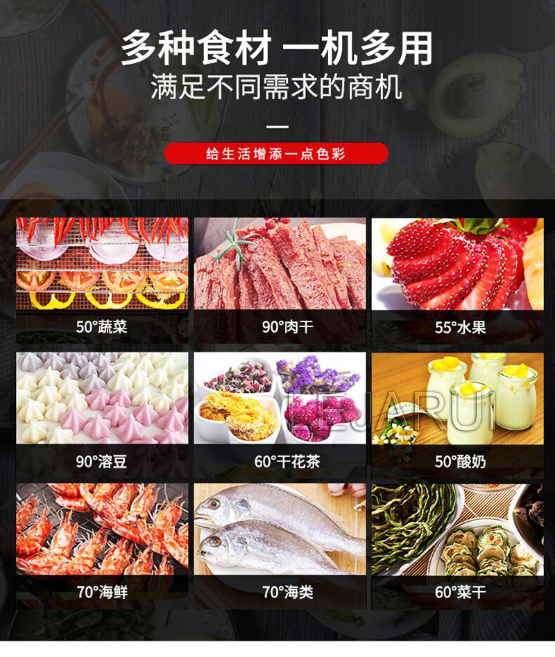 Dried Fruit Vegetables Herb Meat Machine Household Mini Food Dehydrator Pet Meat Dehydrated Snacks Electric Air Dryer