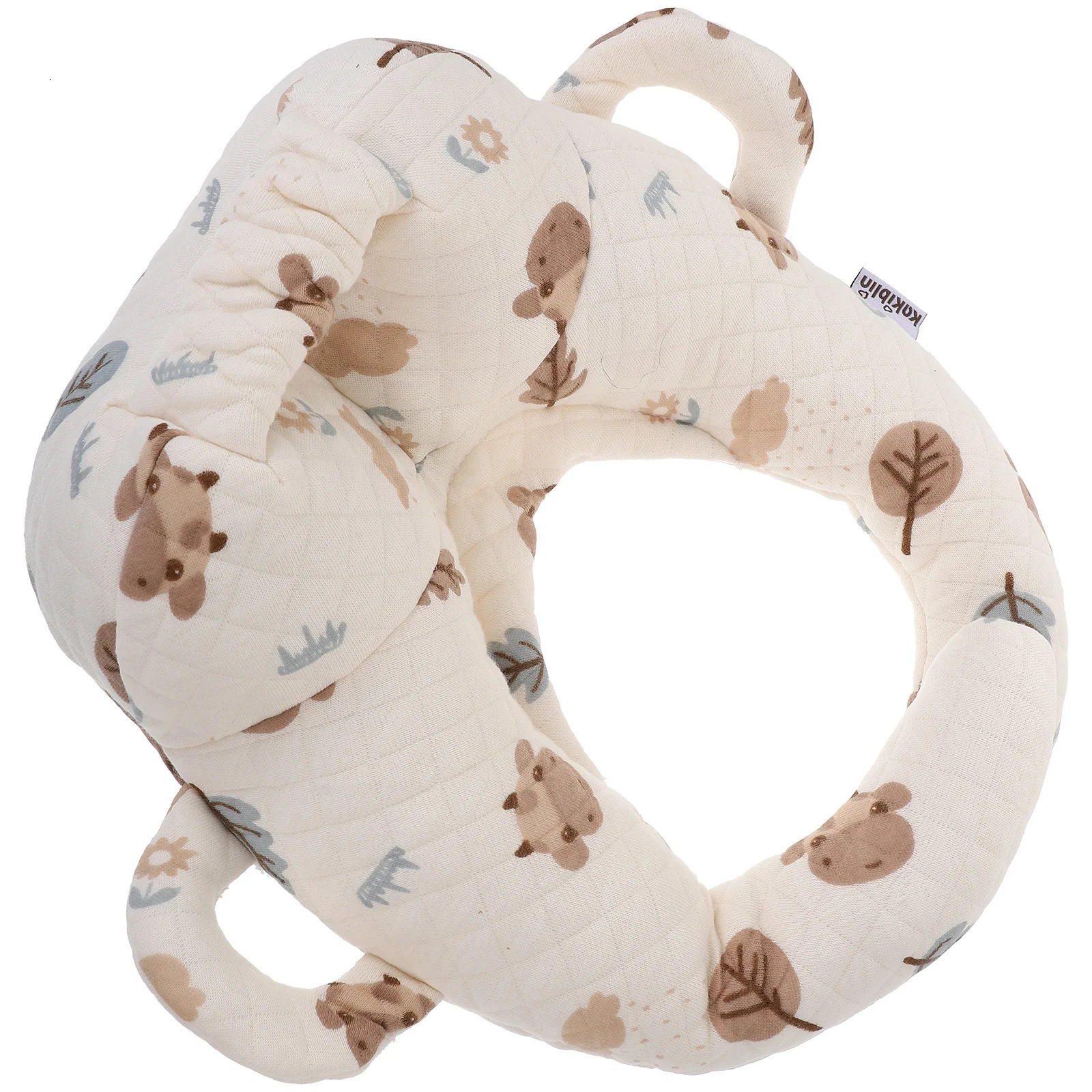 Baby Feeding Pillow Bottle Holder for born Portable Cartoon Pp Cotton Self Infant Milk 240228